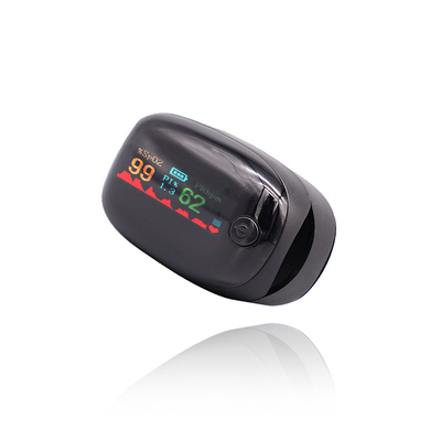 Miernik tlenu we krwi ISO Finger Home Medyczny pulsoksymetr Czterokolorowy OLED 0,96&quot;