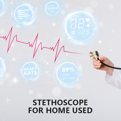 Nagrywanie ścieżek dźwiękowych Cyfrowy inteligentny stetoskop Bluetooth do dokładnego monitorowania